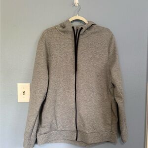 Members mark active men’s full zip hoodie Xl gray